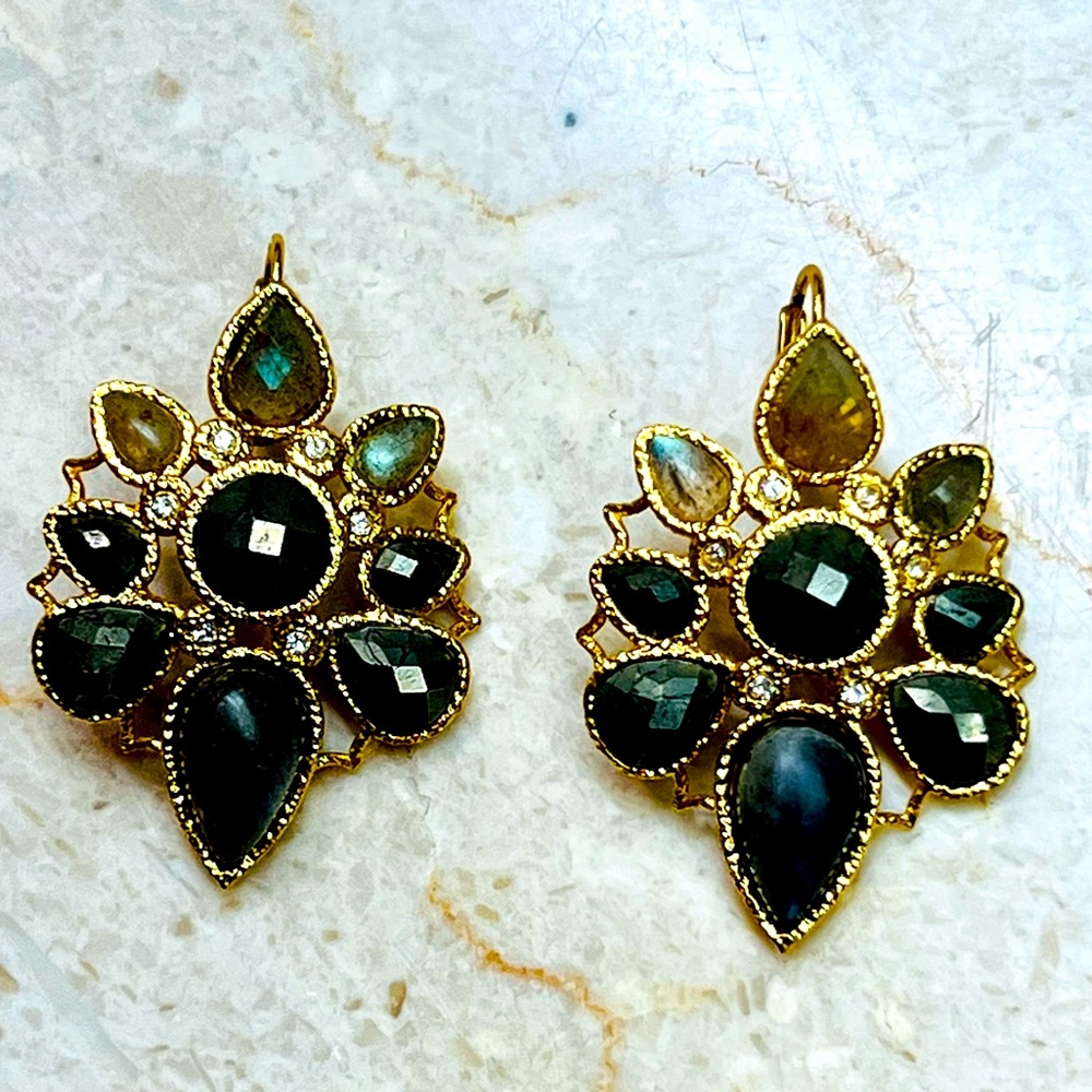 Alexis Bittar Gorgeous Labradorite Earrings